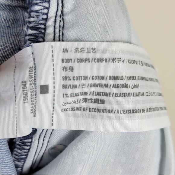 Abercrombie & Fitch Plus The 90s Slim Straight Ultra High Rise Curve Love Jeans - Picture 7 of 9